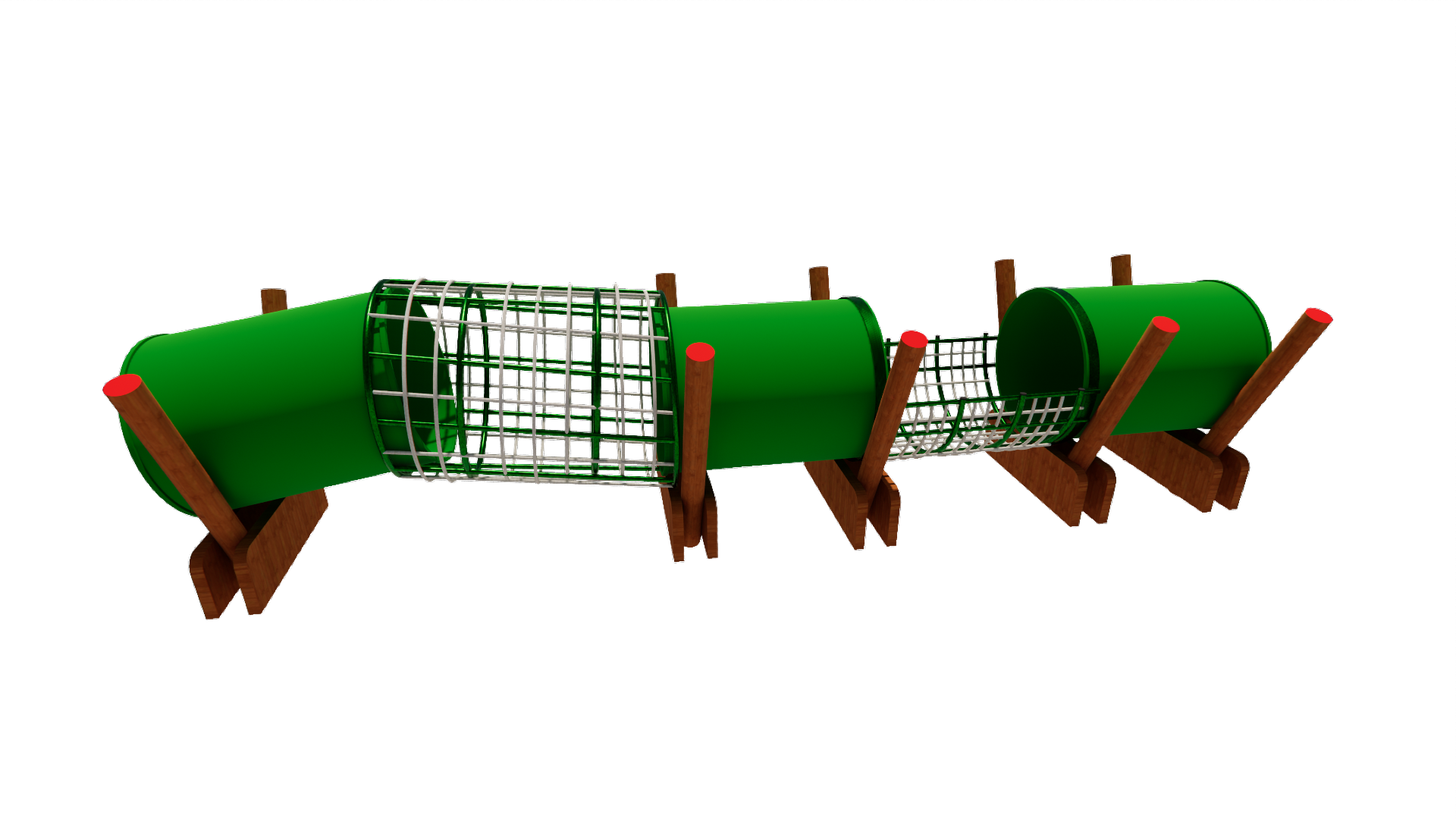 Playground de madeira ECO36 - Casulo - Brinquedo infantil em madeira tratada para área externa