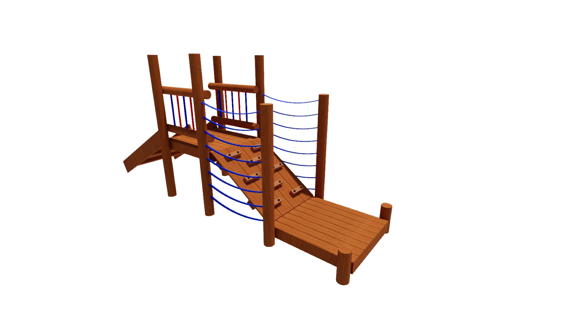 Playground de madeira ECO10 - Baby Play - Brinquedo infantil em madeira tratada para área externa